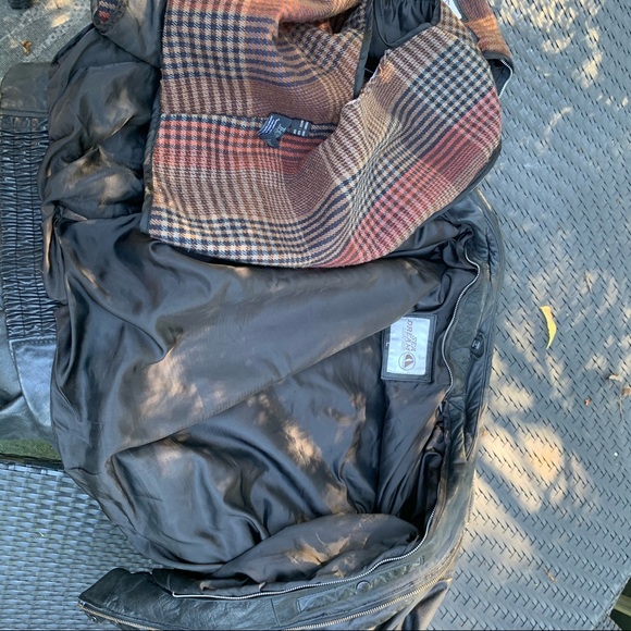 Sea Dream leather black motorcycle jacket Men’s L - Picture 14 of 16